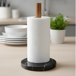 Wooden Paper Towel Holder